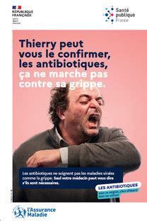 Cespharm Antibiotiques Affiche Grippe