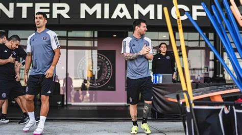 Luis Suárez Y Messi Entrenan Juntos Por Primera Vez En El Inter Miami