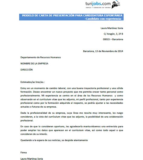 Cartas De Candidatura Espontanea Exemplos Financial Report