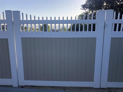 Lattice Topped Vinyl Fencing Rock Solid Fence