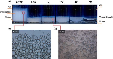 Pickering emulsion stabilized by the NPs. (a) Pickering emulsions... | Download Scientific Diagram