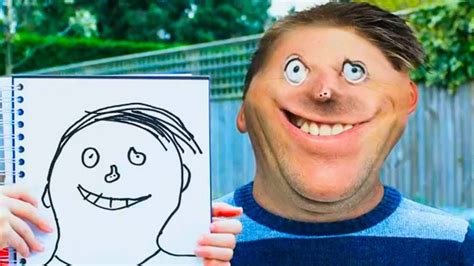 Real Life Kids Doodles How Kids Drawings Would Look In Reality