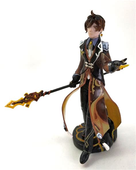 Genshin Figure Zhong Li Statuette Genshin Impact Figure Scale