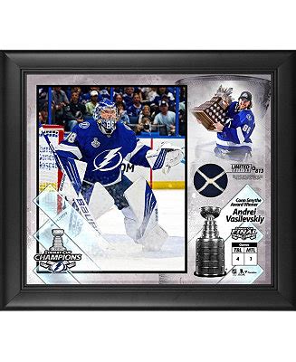 Andrei Vasilevskiy Tampa Bay Lightning 2021 Stanley Cup Champions 15" x ...