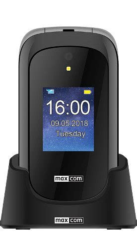 Maxcom Comfort Mm Czarny Telefon Niskie Ceny I Opinie W Media Expert