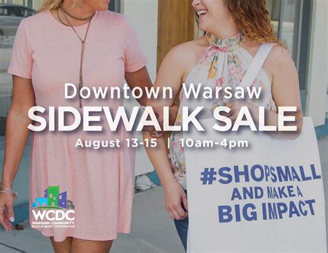 Downtown Warsaw Sidewalk Sale | Main Street Warsaw