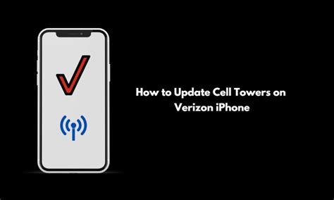 How to Update Cell Towers Verizon iPhone (2025)