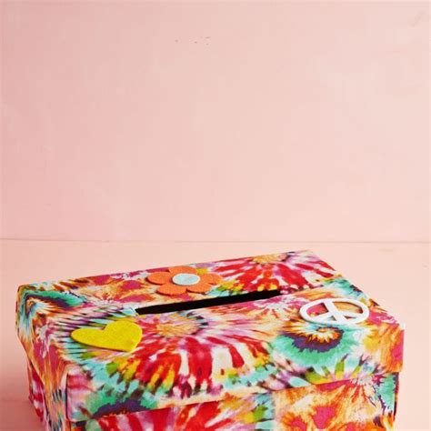 Tie Dye Valentines Day Box Valentine Day Boxes Yellow Submarine Heart