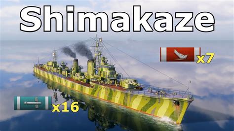 World Of Warships Shimakaze Kills K Damage Youtube