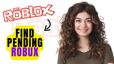 How To See Pending Robux On Roblox Full Guide YouTube