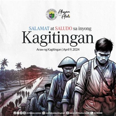 Araw Ng Kagitingan 2024 With The Theme Pagpapatangal Sa Kagitingan Ng Mga Beterano Saligan