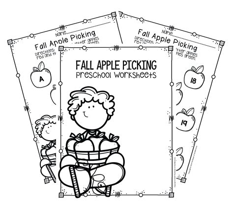 Free Printable Apple Worksheets For Preschoolers And Kindergartners In 2022 Preschool Worksheets