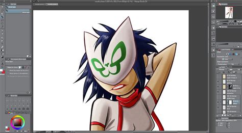 Gorillaz Noodle Phase 3 W I P 2 By Amaruzeichner On Deviantart