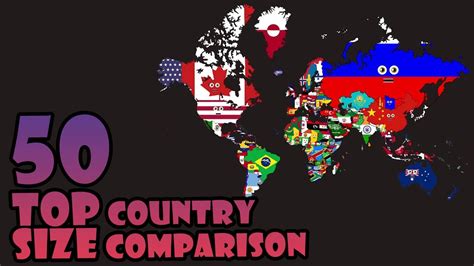 Top Country Size Comparison Youtube