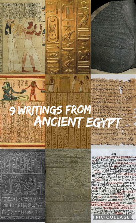 9 Writings From Ancient Egypt Tourhistory Ancient Egypt Egypt