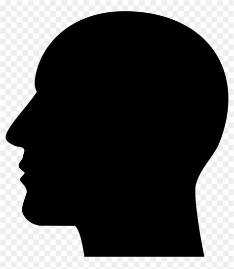 Clipart Man Head Silhouette Side View Face Clipart Clipart