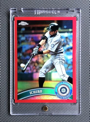 Topps Chrome Red Refractor Ichiro Suzuki Best Rcs Flickr