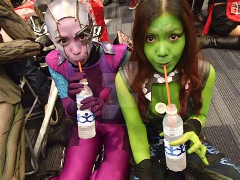 Nebula and Gamora by izabelcortez on DeviantArt