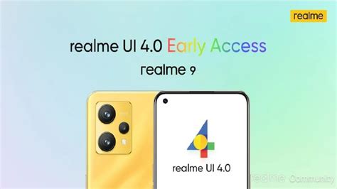 Realme 9 Gets Realme UI 4 0 Based On Android 13 Early Access Update In