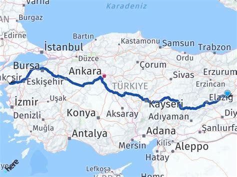 Bingöl Koca Seyit Havalimanı Arası Kaç Km Yol Tarifi Km Hesaplama