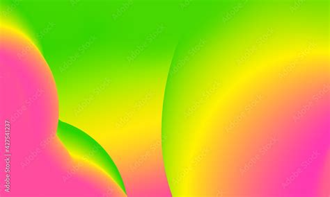 Colorful abstract rainbow curve 3D flow background. Liquid fluid ...