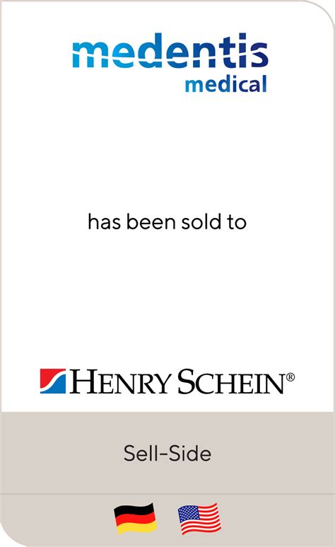 Medentis medical has been sold to Henry Schein - Lincoln International LLC