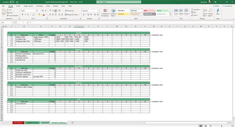 Supplier Relationship Management Excel Template Simple Sheets The