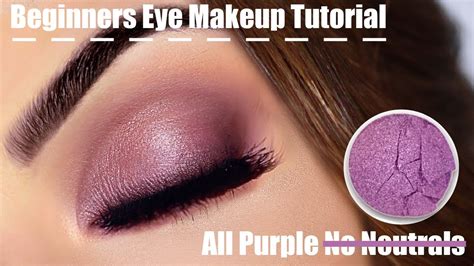 Beginner Eye Makeup Tips Tricks Everyday Purple Eyeshadow Step By