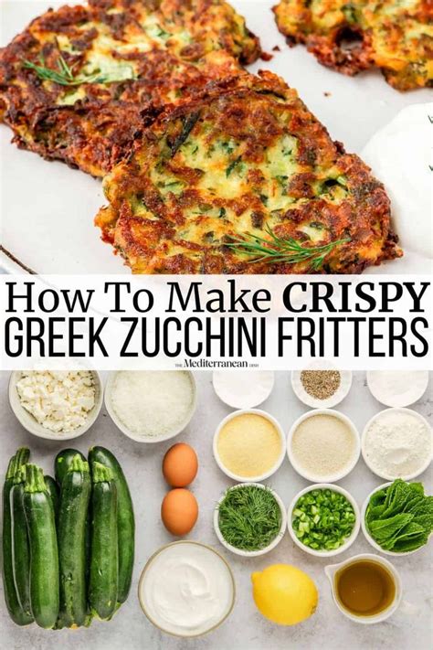 How To Make Crispy Greek Zucchini Fritters