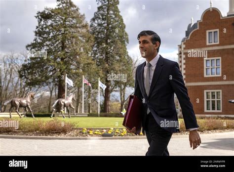 Britains Prime Minister Rishi Sunak Arrives For A Meeting With