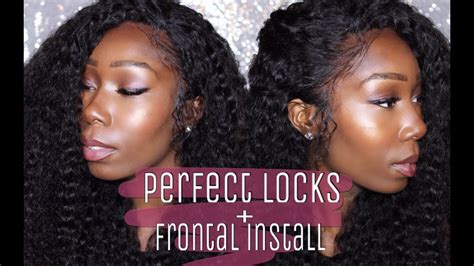 Install Lay And Apply Glueless Lace Frontal Wig Perfect Locks Hair Youtube