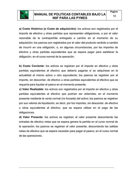 Manual Politicas Contables V1 Pdf