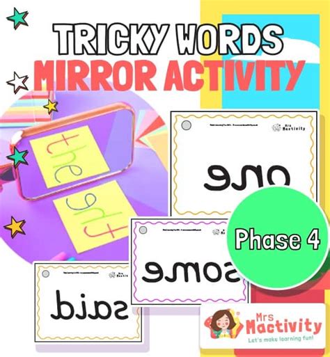 Phase 4 Mirrored Tricky Words Phase 4 Phonics Resources