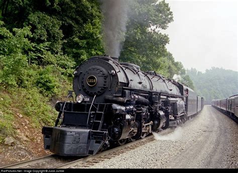 1218 Norfolk & Western Steam 2-6-6-4 at Unknown, Virginia by Juice ...