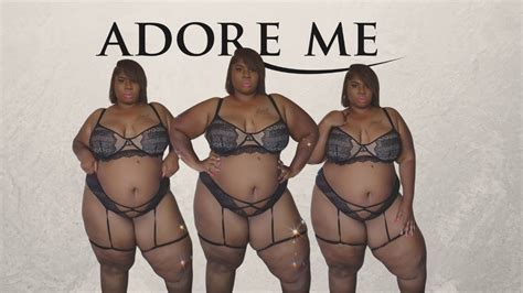 Sexy Time With Adore Me Plus Size Lingerie Size X Bra Panties