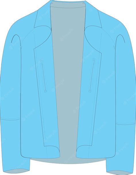 Clean Molded Jacket Tech Pack Dibujo Técnico Dibujo Plano Dibujo Plano Vector Ilustración Templa