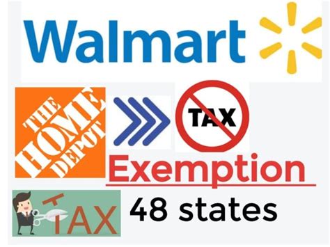 Walmart Home Depot Tax Exemption In 48 States In Legit Way Upwork