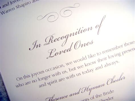 Recognizing Deceased Loved Ones In Your Wedding Ceremony Script The FSHN