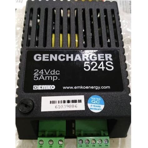 Jual Battery Charger Genset EMKO 524S 24VDC 5 A Charge Accu Cas Aki