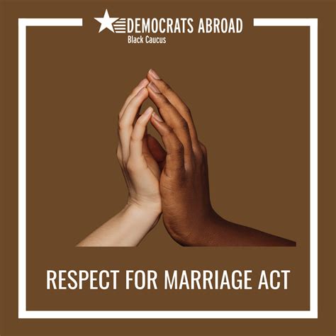 Global Black Caucus Statement On Respect For Marriage Act