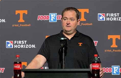 WATCH Tennessee HC Josh Heupel Vol Players Meet With Media To Open