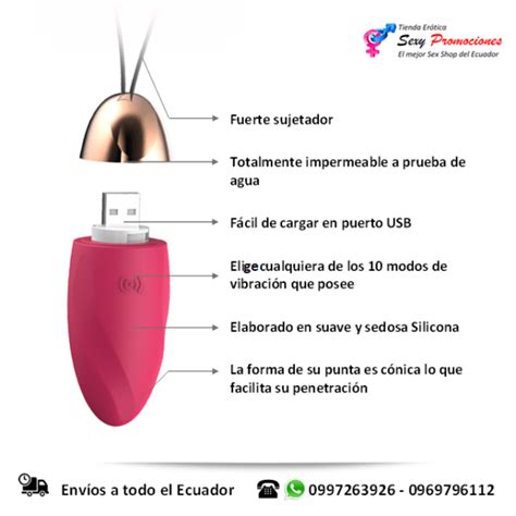 Huevo Vibrador Masturbador Recargable Sexypromociones Tienda Sex