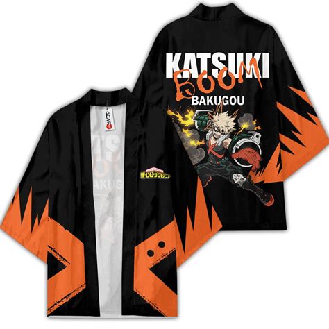 Katsuki Bakugo Kimono Custom Anime My Hero Academia Merch Clothes