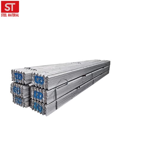 Hot Rolled Equal Angle Bar Q235 S235jr S355jr S355j0 Galvanized Angle Steel From China With ASTM