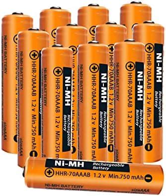 NI MH Rechargeable Battery For Panasonic 12 Pack 1 2V 750mAh