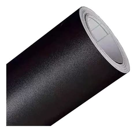 Papel Adesivo Contact Preto Fosco Lavável 10mts X 45cm MercadoLivre