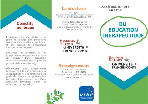 Utep Chu Besan On Unit Transversale Pour L Education Du Patient