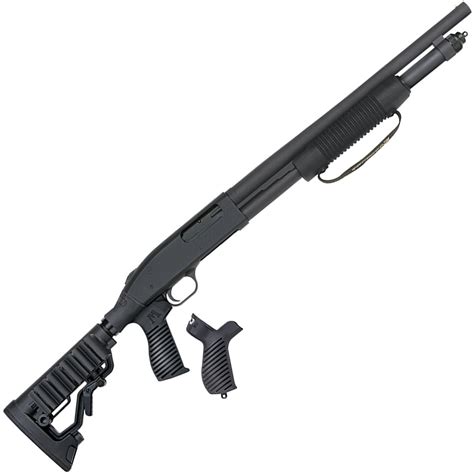 Mossberg 590 7 Shot Adjustable Stock Black 12 Gauge 3in Pump Action