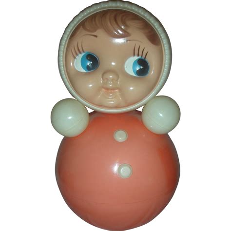 Vintage Large 16 inch Roly Poly Musical Doll USSR Nevalyashka ...