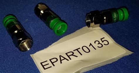 Epart0135 Belden Fsns6u Prosns Snap N Seal Rg6 F Coax Connector Each Ebay